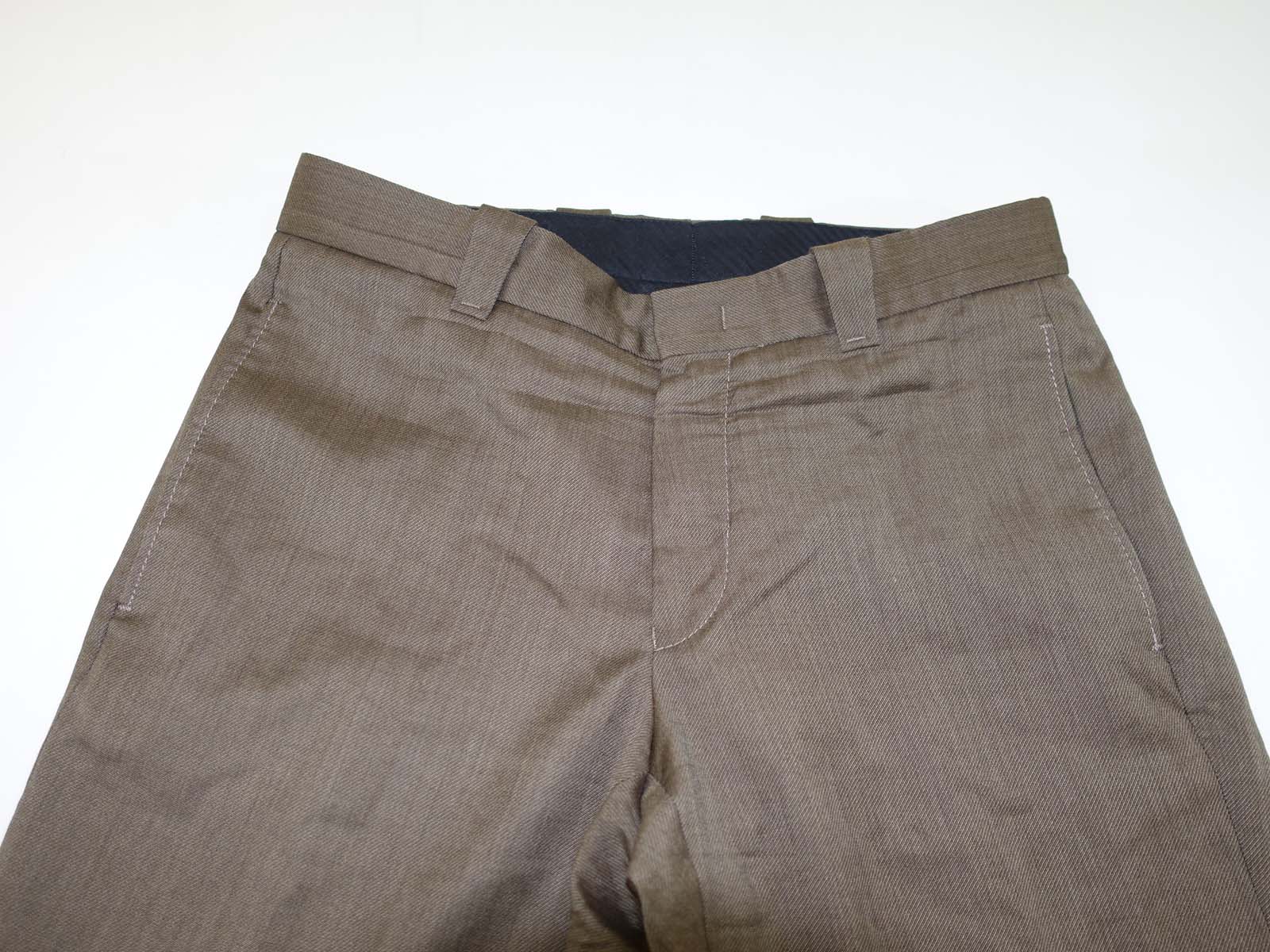 Ivory Incotex Inside Men's Slim Dress Pants 33 x 35 Brown 100% Wool ...