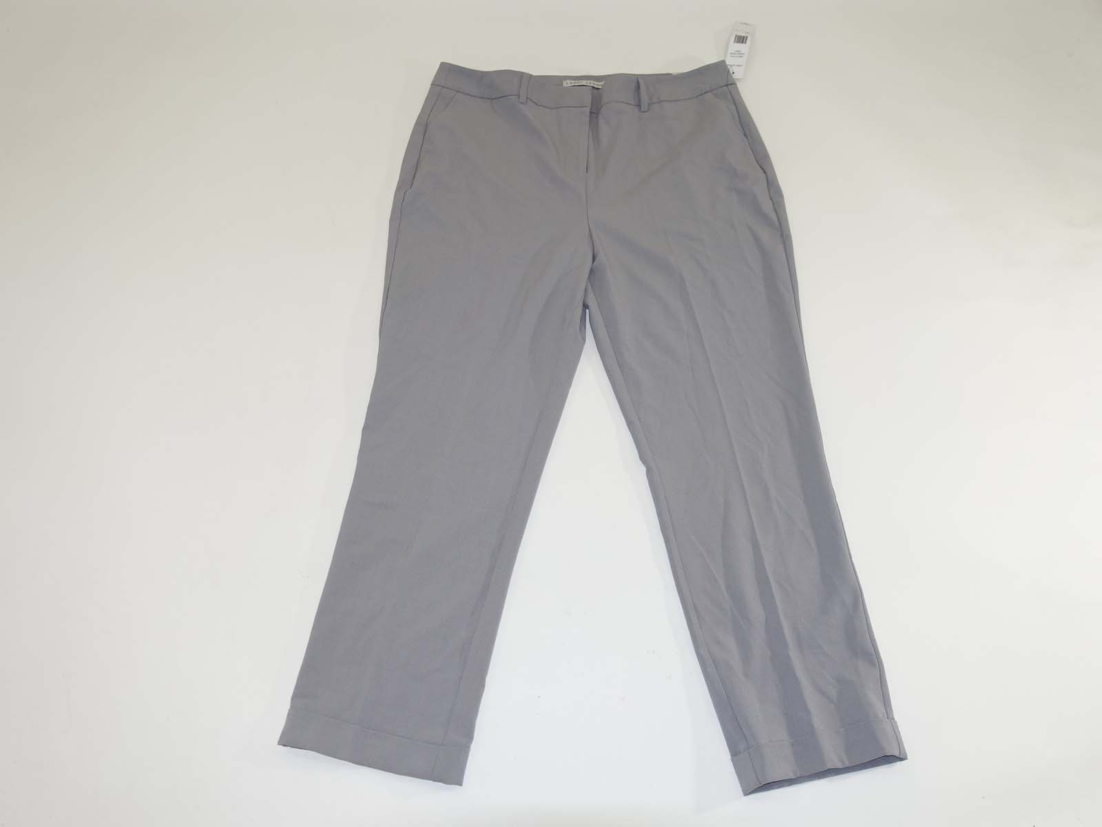 Larry Levine Women's Average Fit Dress Pants Size 16 x 28 NWT Dove Grey ...