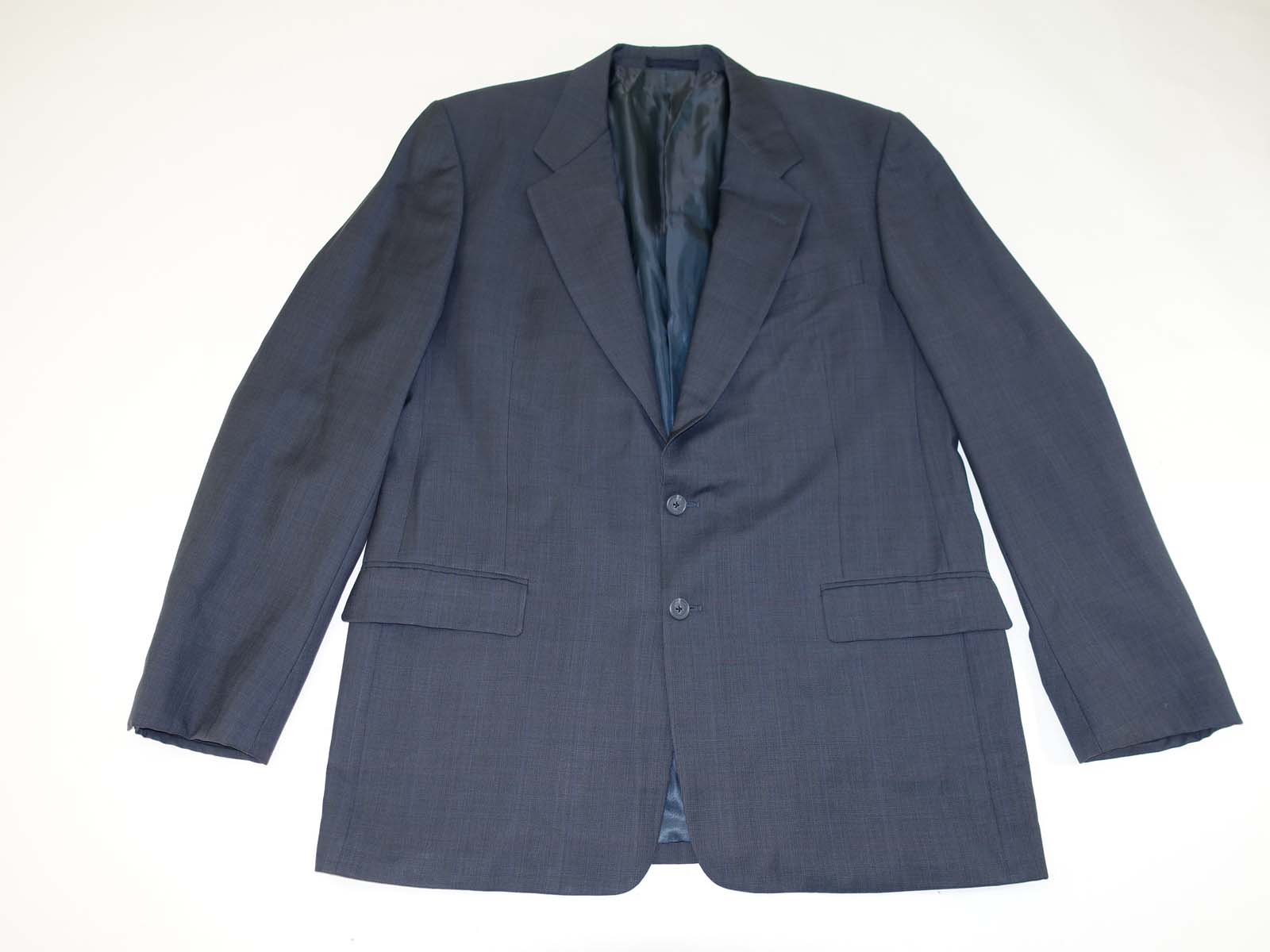 Louis Roth Men's Sport Coat Size 44 Long Navy Blue Plaid 44L Suit ...